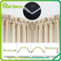 Z216 bendable curtain track / PVC white shower curtain rail / Flexible PVC curtain track